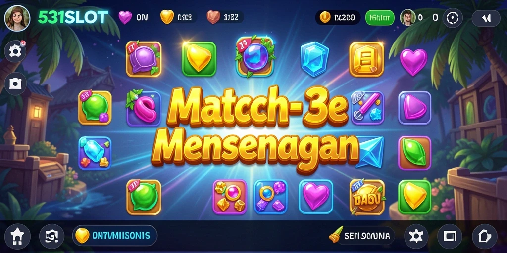 Tampilan menarik dari gameplay 531SLOT dengan elemen warna-warni.