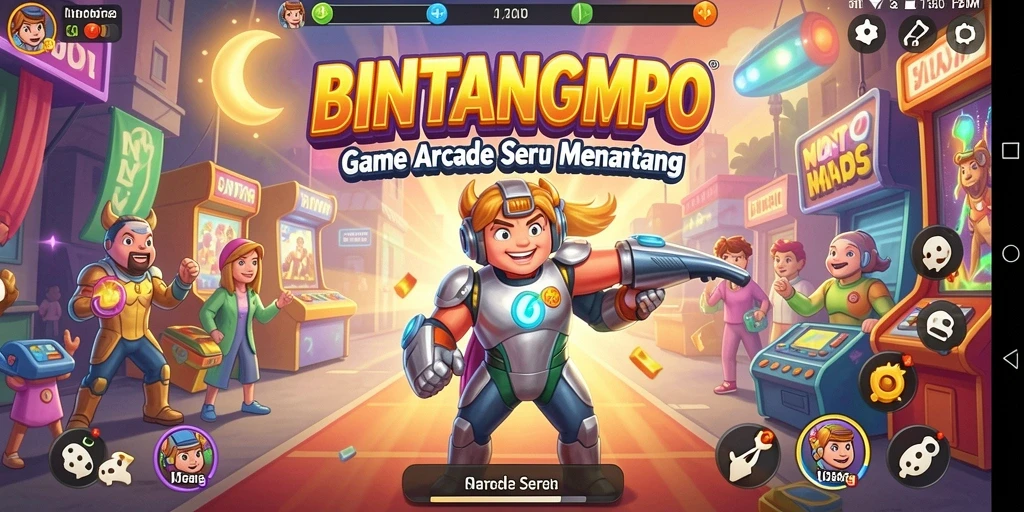 Tampilan gameplay seru dalam BINTANGMPO yang penuh tantangan.