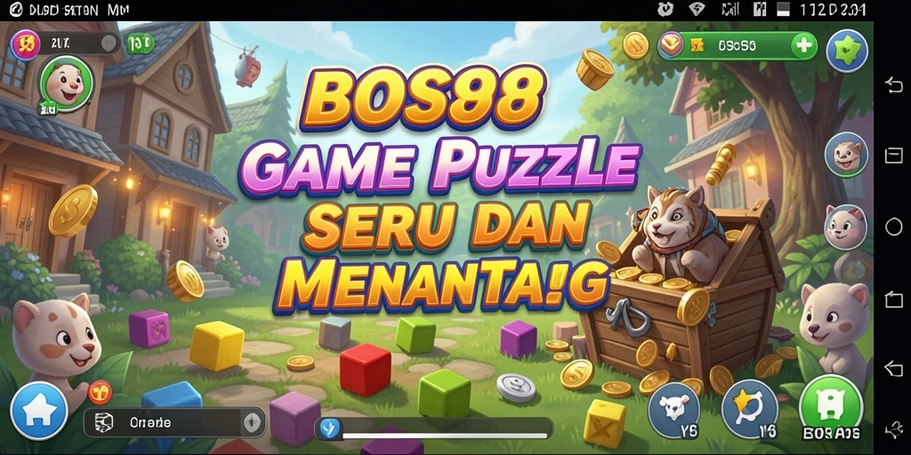 Screenshot gameplay BOS88 dengan tantangan Puzzle yang menarik.