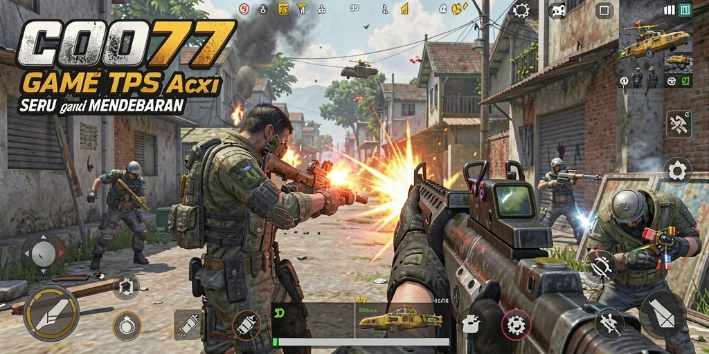 Gameplay seru dan mendebarkan dalam COO77