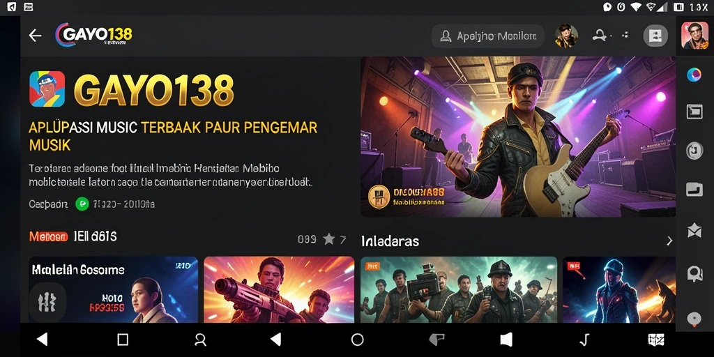 Tampilan antarmuka gameplay GAYO138 yang menarik dan interaktif.