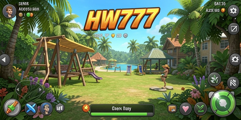 Tangkapan layar gameplay HW777 yang menampilkan kesenangan dan tantangan dalam permainan Casual.