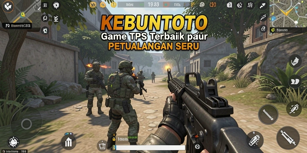 Tangkapan layar gameplay KEBUNTOTO yang menunjukkan aksi seru di medan pertempuran.