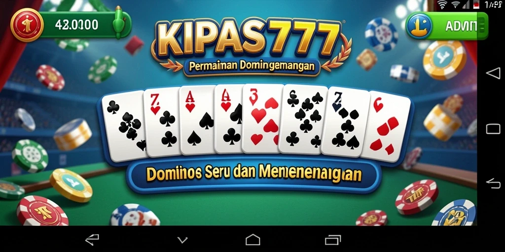 Tampilan gameplay KIPAS777 dengan pemain yang bersaing dalam permainan Domino.