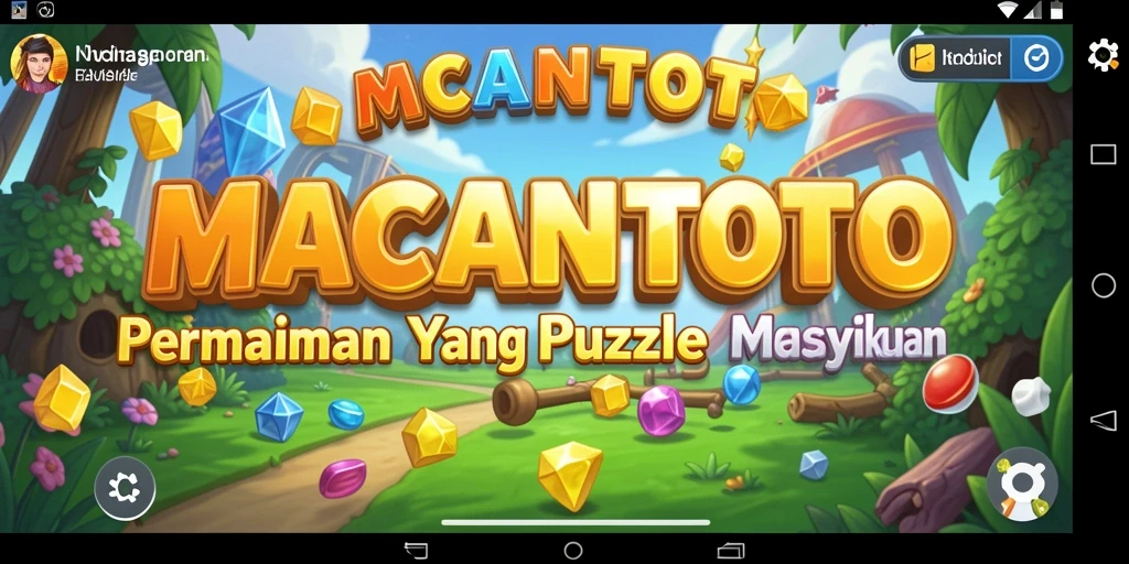 Screenshot gameplay MACANTOTO yang menampilkan tantangan Puzzle seru.