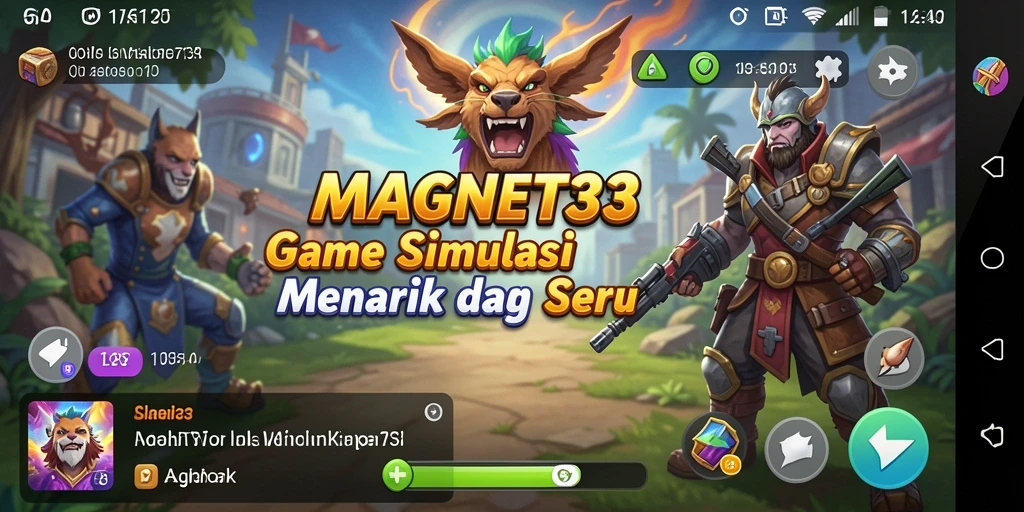 Tangkapan layar MAGNET33 menunjukkan gameplay simulasi yang mendebarkan.