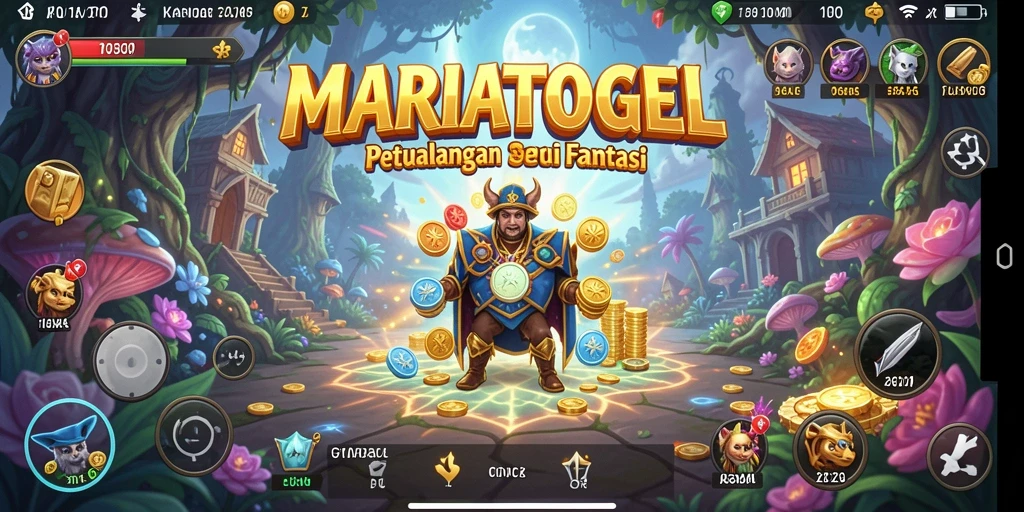 Tangkapan layar dari gameplay petualangan seru MARIATOGEL.