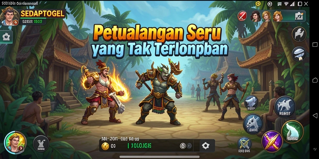 Tampilan gameplay SEDAPTOGEL yang memukau dan mendebarkan.