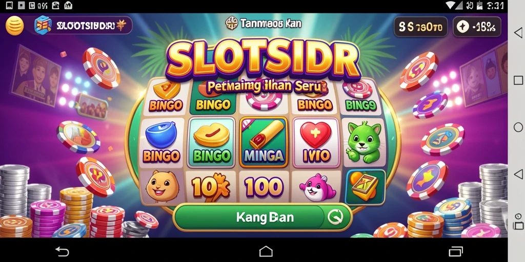 Tampilan menarik dari gameplay Bingo SLOTSIDR.