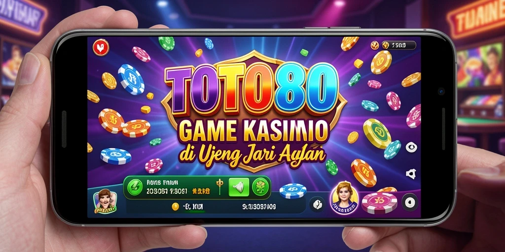 Gameplay TOTO80 yang menarik dan penuh aksi kasino.